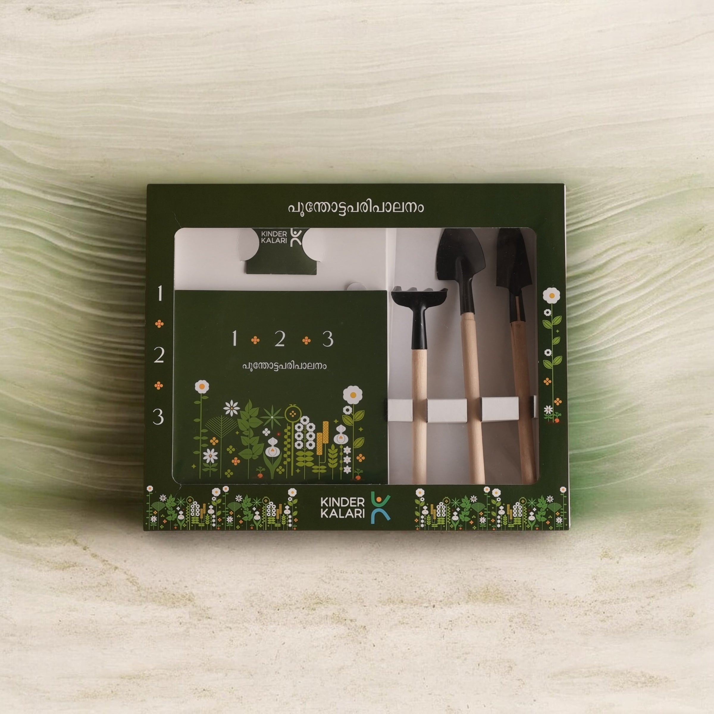 123 Gardening Set – Bilingual Malayalam–English Learning Kit