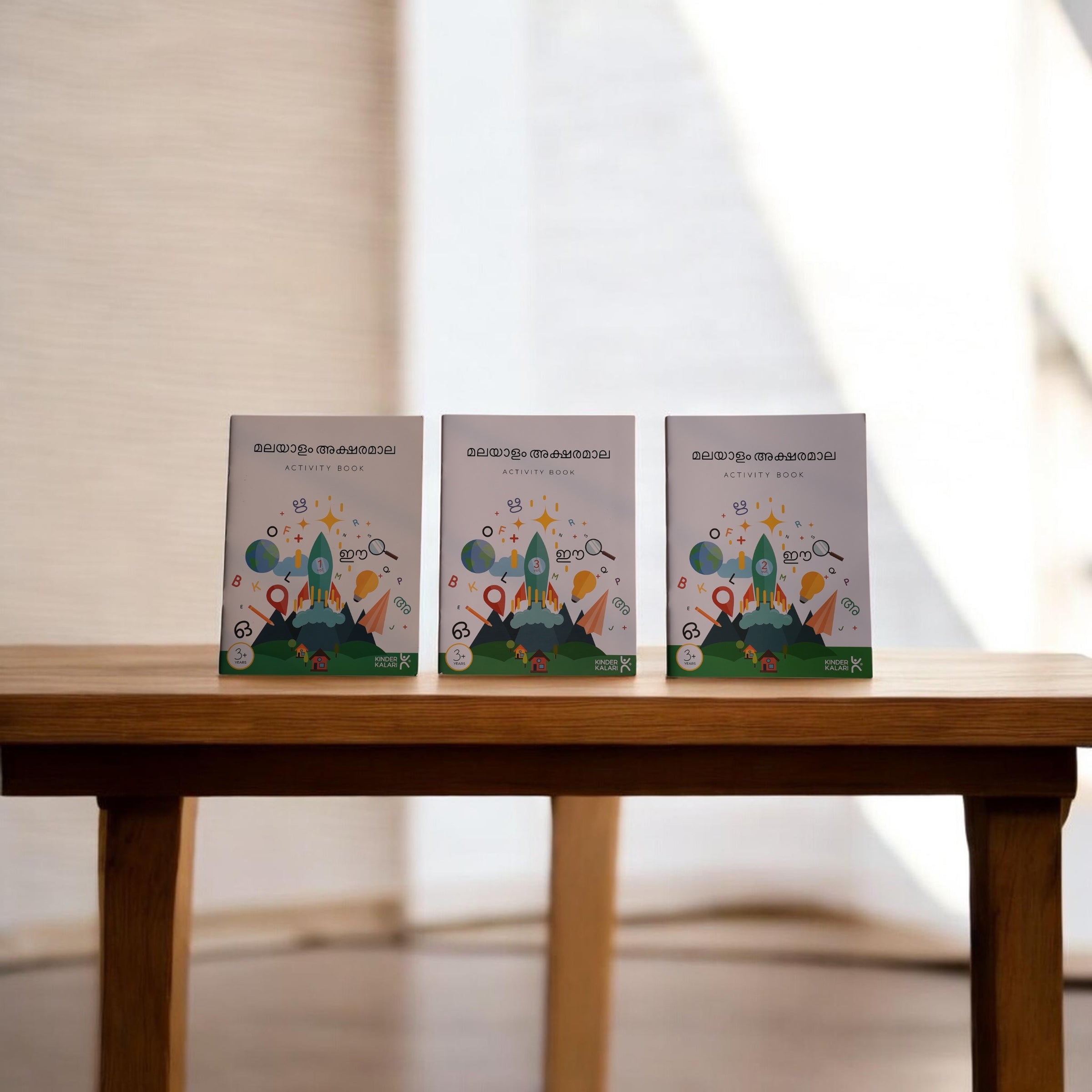 Aksharamala Colouring Book Volume (1,2,3) - Combo