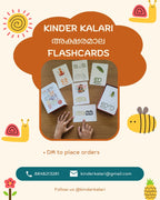 അക്ഷരമാല Malayalam Alphabet Flashcards