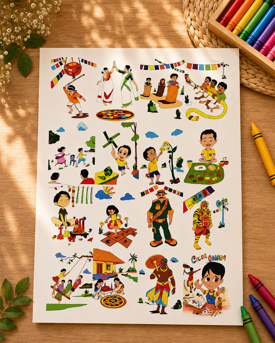 Colour Onam ( age 3+)